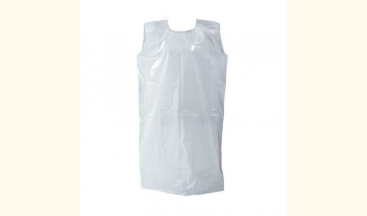 Disposable White Polythene Smock pack of 20